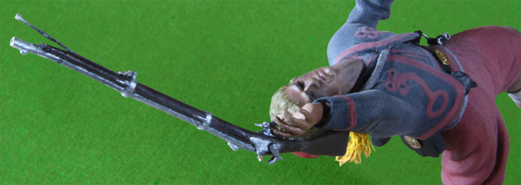 shattered Springfield rifle 1/32 scale